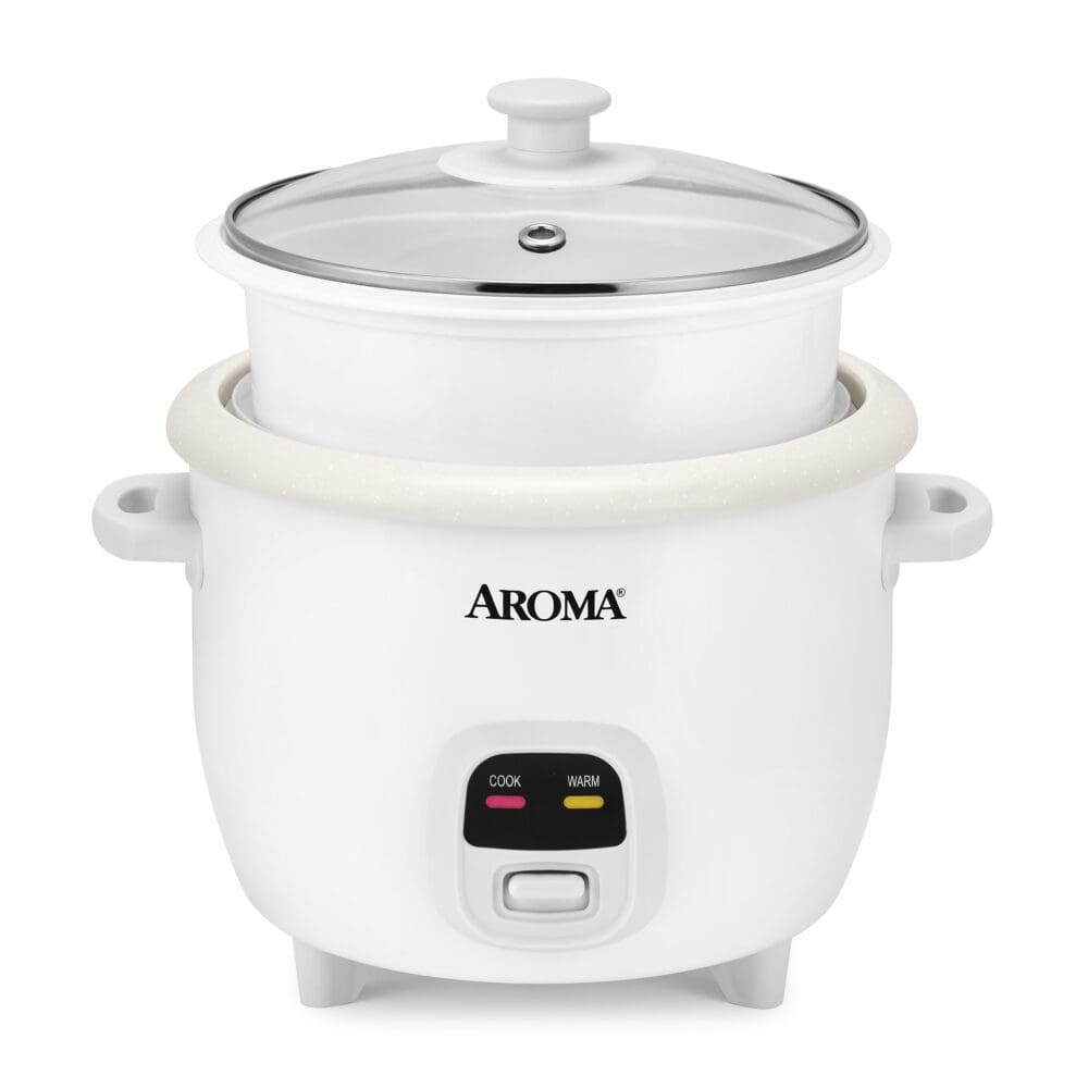 AROMA® 6-Cup (Cooked) / 1.5Qt. Bonded Granite® Rice & Grain Cooker (ARC-863CGU)